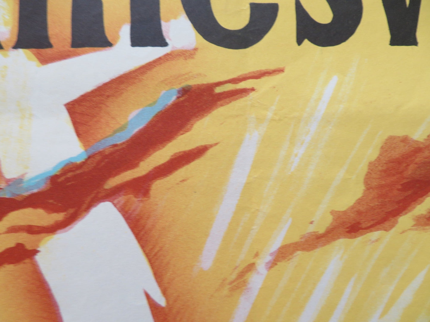 DER ENGEL MIT DEM FLAMMENSCHWERT DANISH POSTER ROLLED GERTRUD KUCKELMANN 1955 Rendezvous Cinema Movie posters