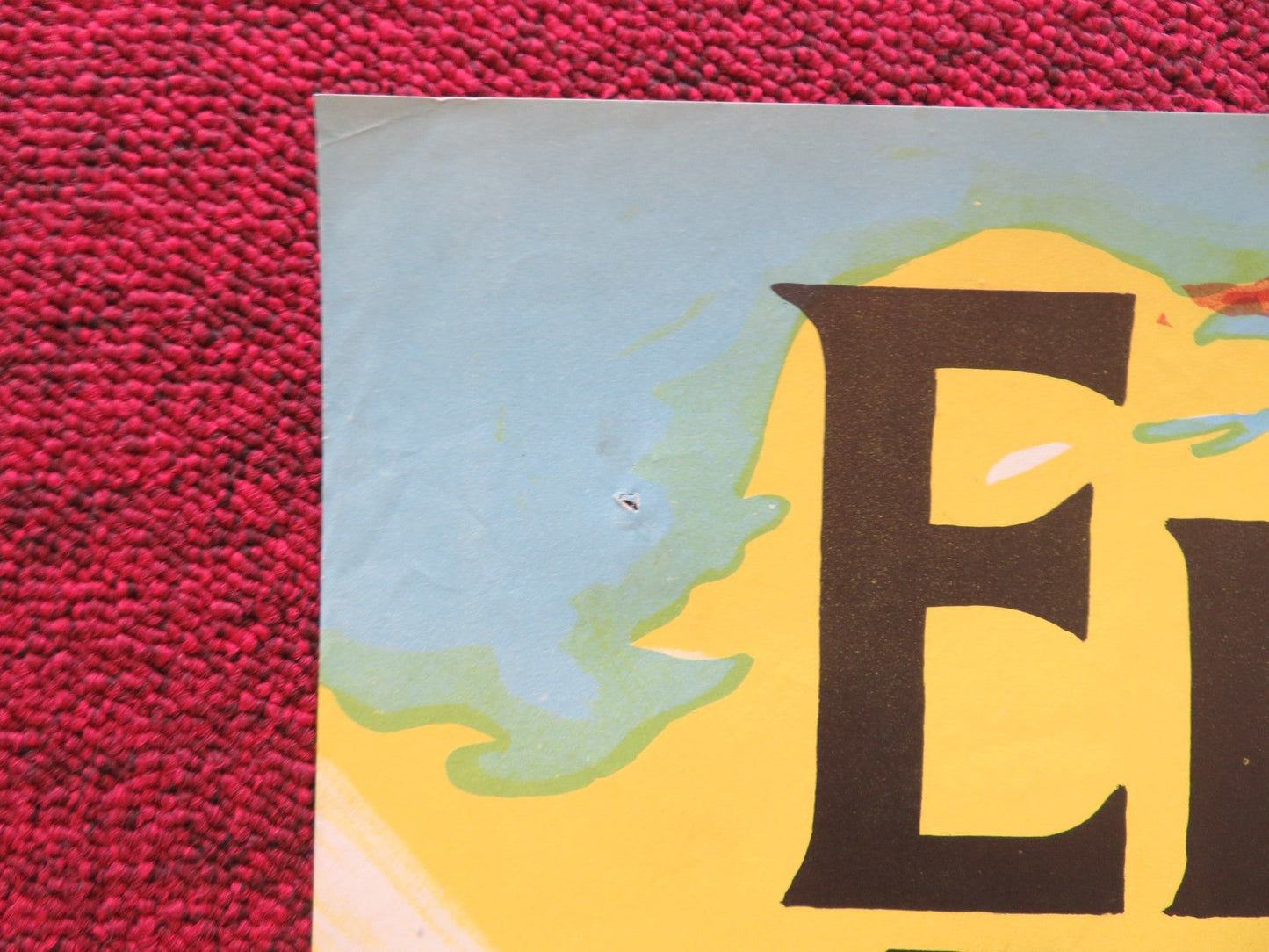 DER ENGEL MIT DEM FLAMMENSCHWERT DANISH POSTER ROLLED GERTRUD KUCKELMANN 1955 Rendezvous Cinema Movie posters