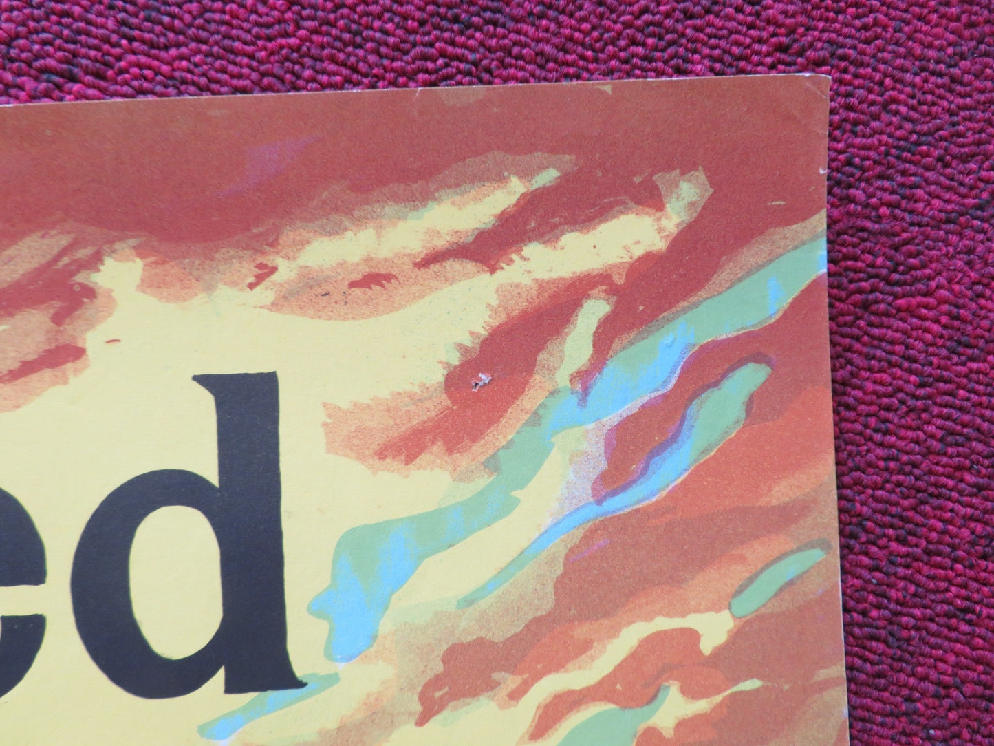 DER ENGEL MIT DEM FLAMMENSCHWERT DANISH POSTER ROLLED GERTRUD KUCKELMANN 1955 Rendezvous Cinema Movie posters