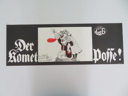DER KOMET POSSE GERMAN ROLLED POSTER AUGUST WIL HELM IFFLAND 1978 Movie posters