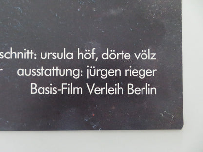 DER SUBJEKTIVE FAKTOR GERMAN A1 POSTER ROLLED ANGELIKA ROMMEL DUTSCH 1981 Movie posters