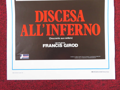 DESCENT INTO HELL ITALIAN LOCANDINA POSTER SOPHIE MARCEAU CLAUDE BRASSEUR 1987 Rendezvous Cinema Movie posters