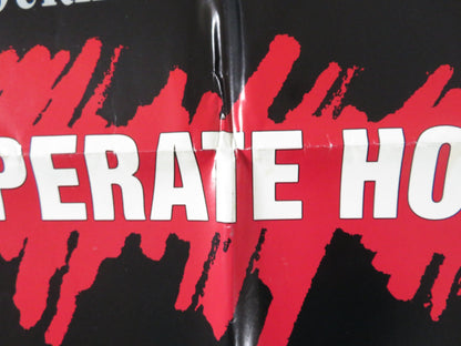 DESPERATE HOURS FOLDED US ONE SHEET POSTER MICKEY ROURKE ANTHONY HOPKINS 1990 Rendezvous Cinema Movie posters