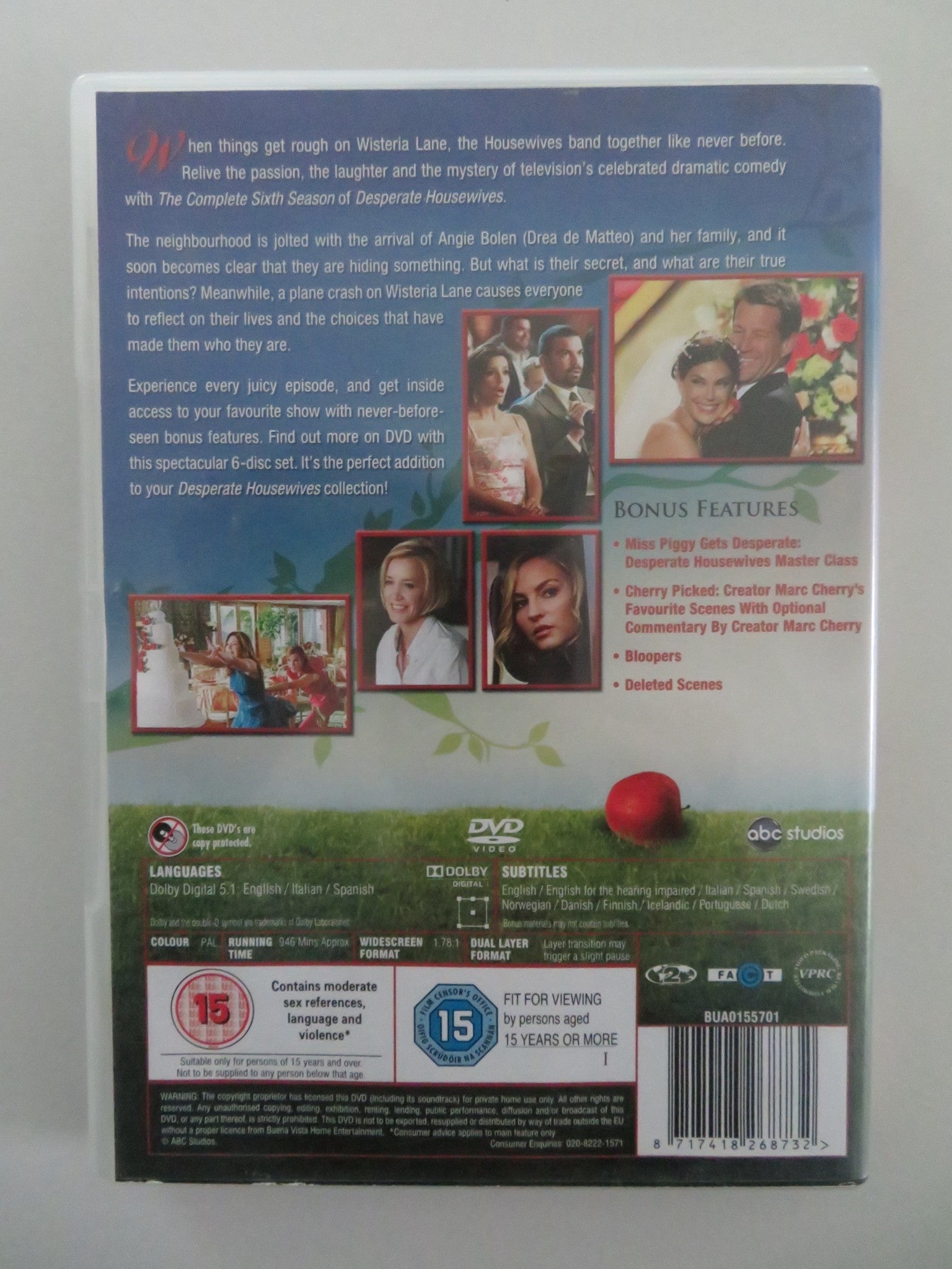 DESPERATE HOUSEWIVES THE COMPLETE SIXTH SEASON - 6 DISCS (DVD) 2010 REGION 2 Movie posters