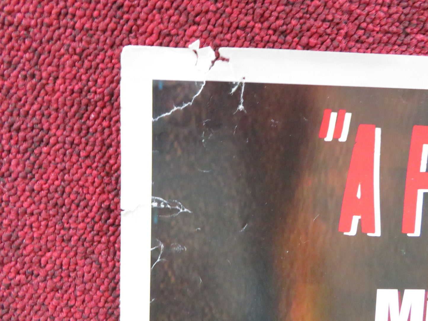 DESPERATE MEASURES VHS POSTER ROLLED MICHAEL KEATON ANDY GARCIA 1998 Rendezvous Cinema Movie posters