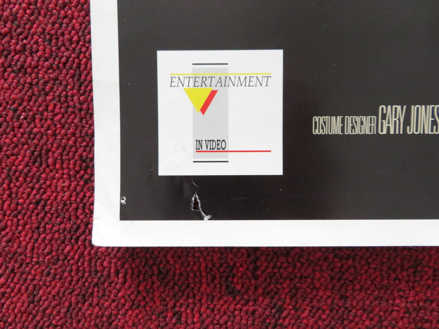 DESPERATE MEASURES VHS POSTER ROLLED MICHAEL KEATON ANDY GARCIA 1998 Rendezvous Cinema Movie posters