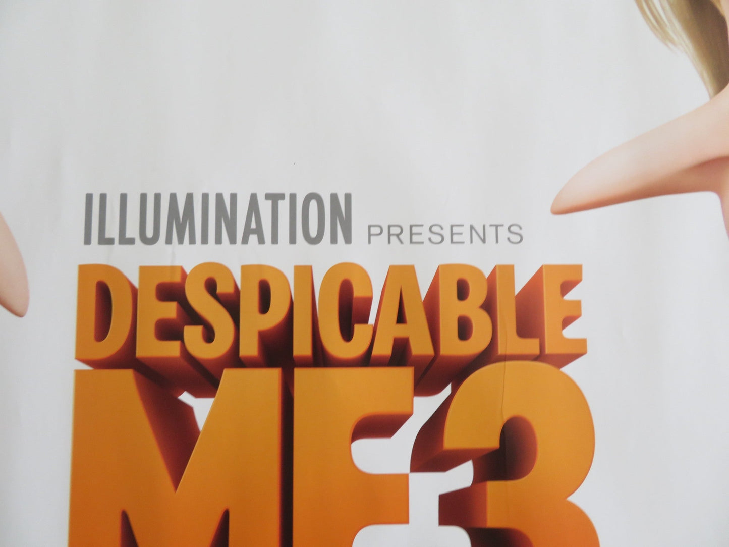 DESPICABLE ME 3 UK QUAD ROLLED POSTER STEVE CARELL KRISTEN WIIG 2017 Rendezvous Cinema Movie posters