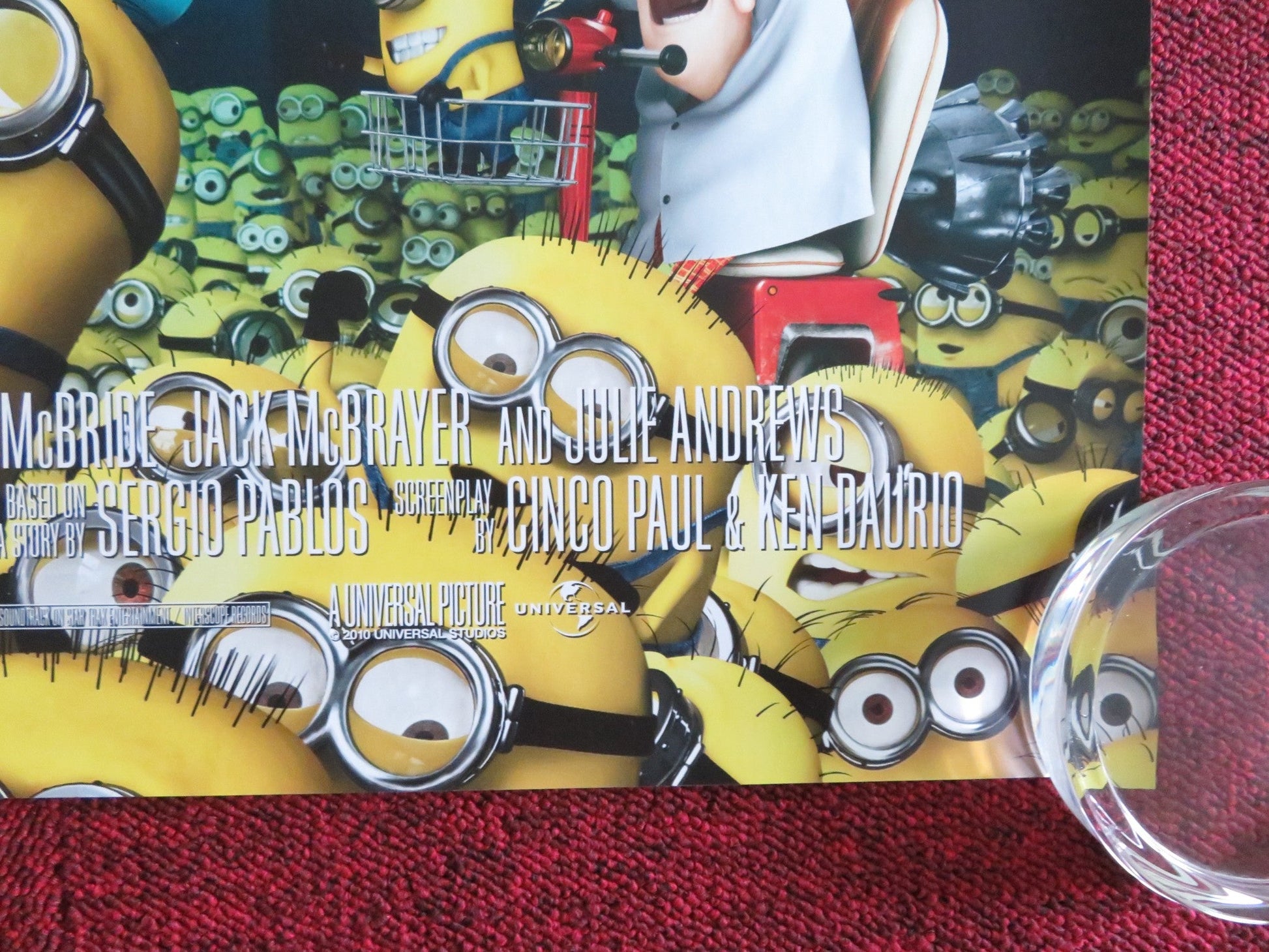 DESPICABLE ME UK QUAD ROLLED POSTER STEVE CARELL JASON SEGEL 2010 Movie posters