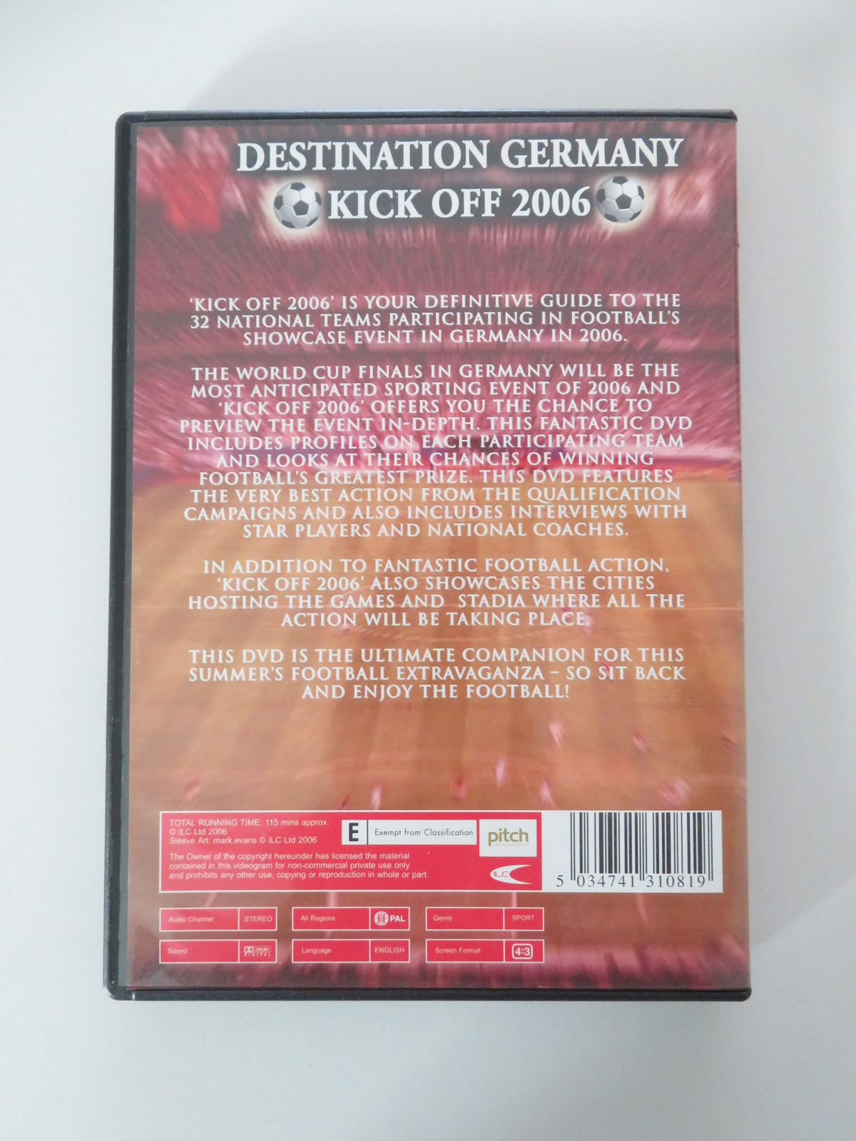 Destination Germany Kick Off 2006 (DVD) Wayne Rooney 2006 Region 0 Movie posters