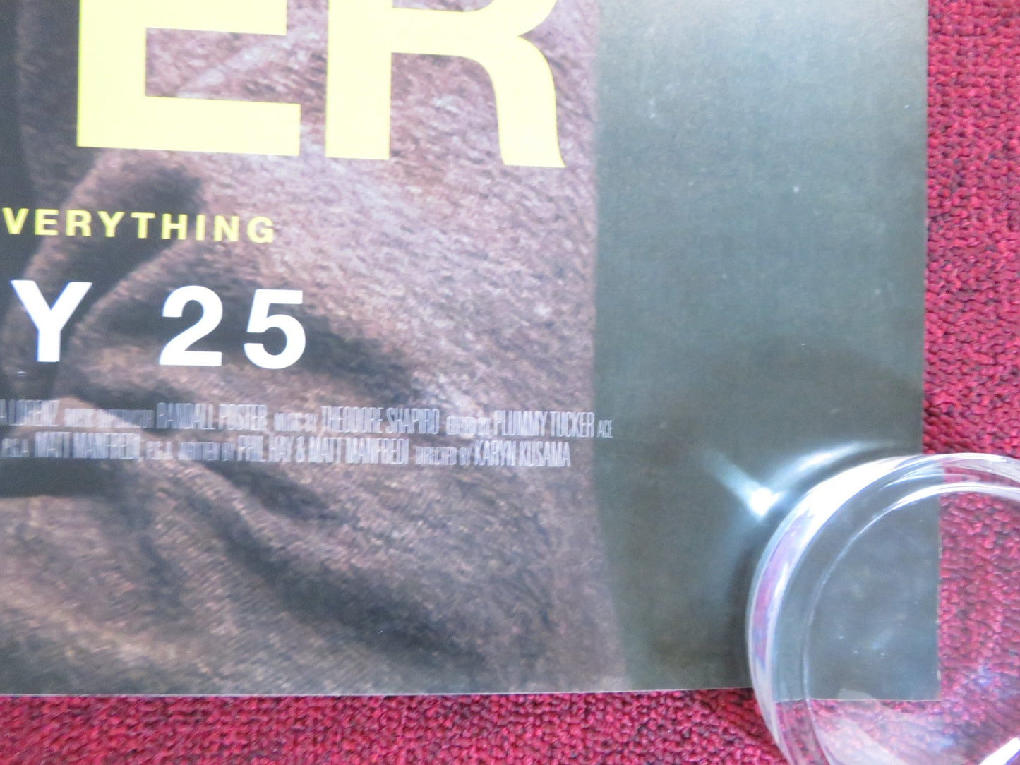 DESTROYER - B US ONE SHEET ROLLED POSTER NICOLE KIDMAN TOBY KEBBELL 2018 Rendezvous Cinema Movie posters