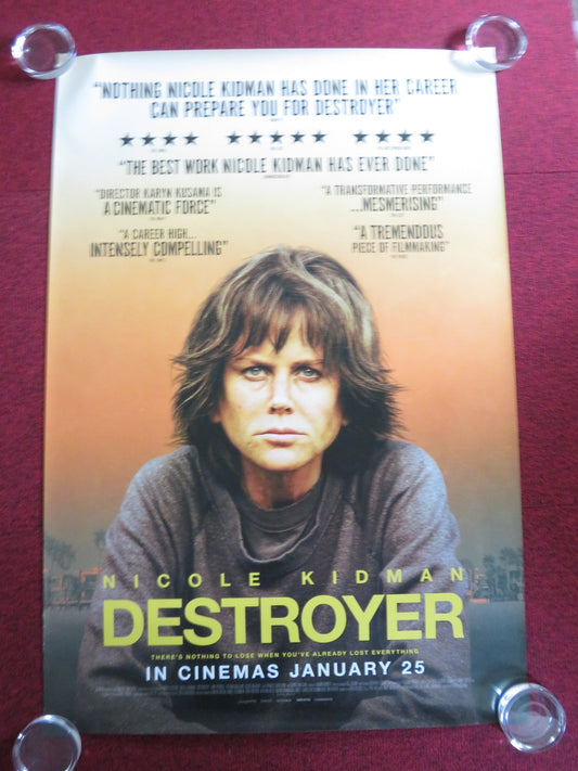 DESTROYER - B US ONE SHEET ROLLED POSTER NICOLE KIDMAN TOBY KEBBELL 2018 Rendezvous Cinema Movie posters