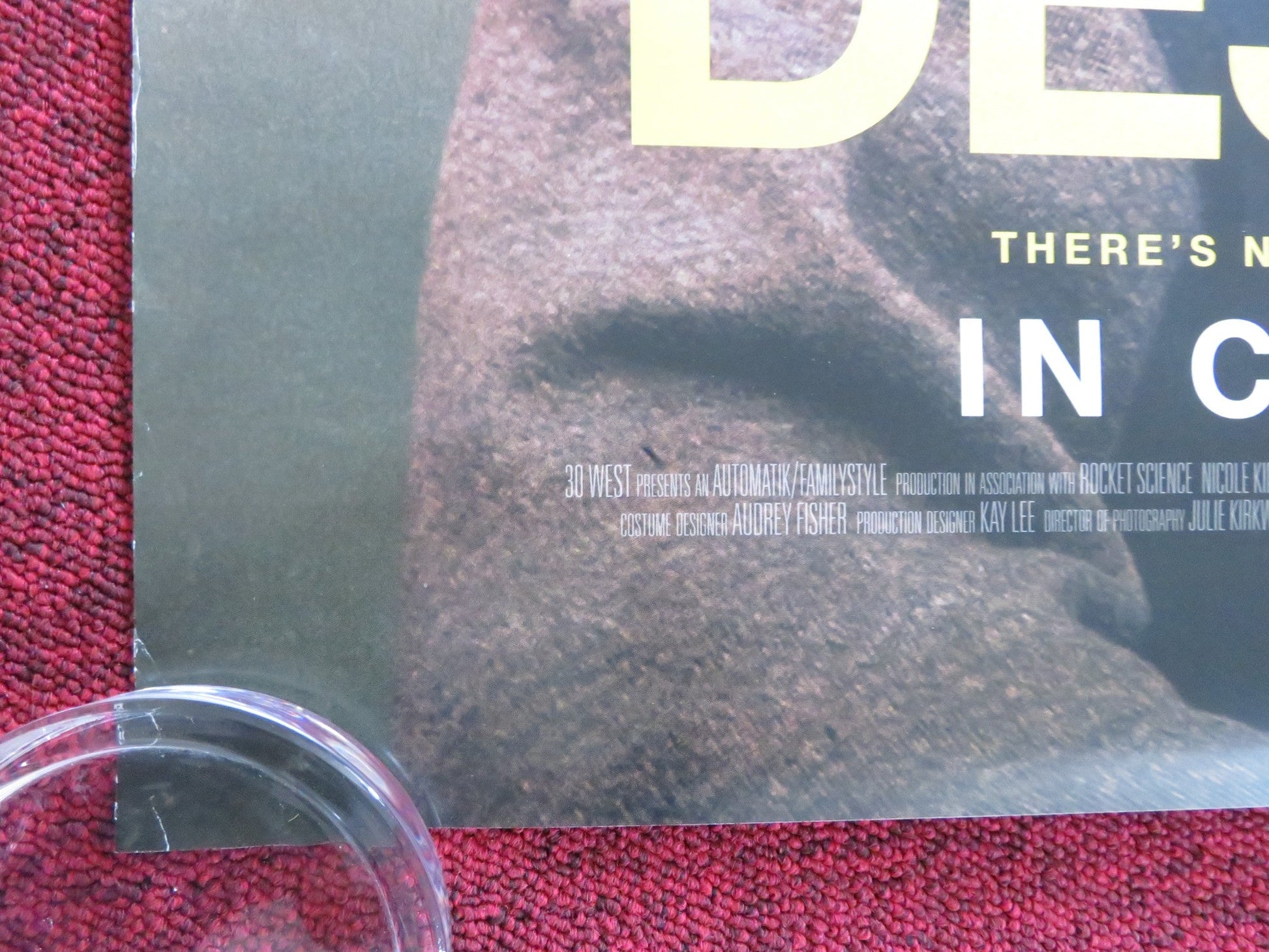 DESTROYER - B US ONE SHEET ROLLED POSTER NICOLE KIDMAN TOBY KEBBELL 2018 Rendezvous Cinema Movie posters