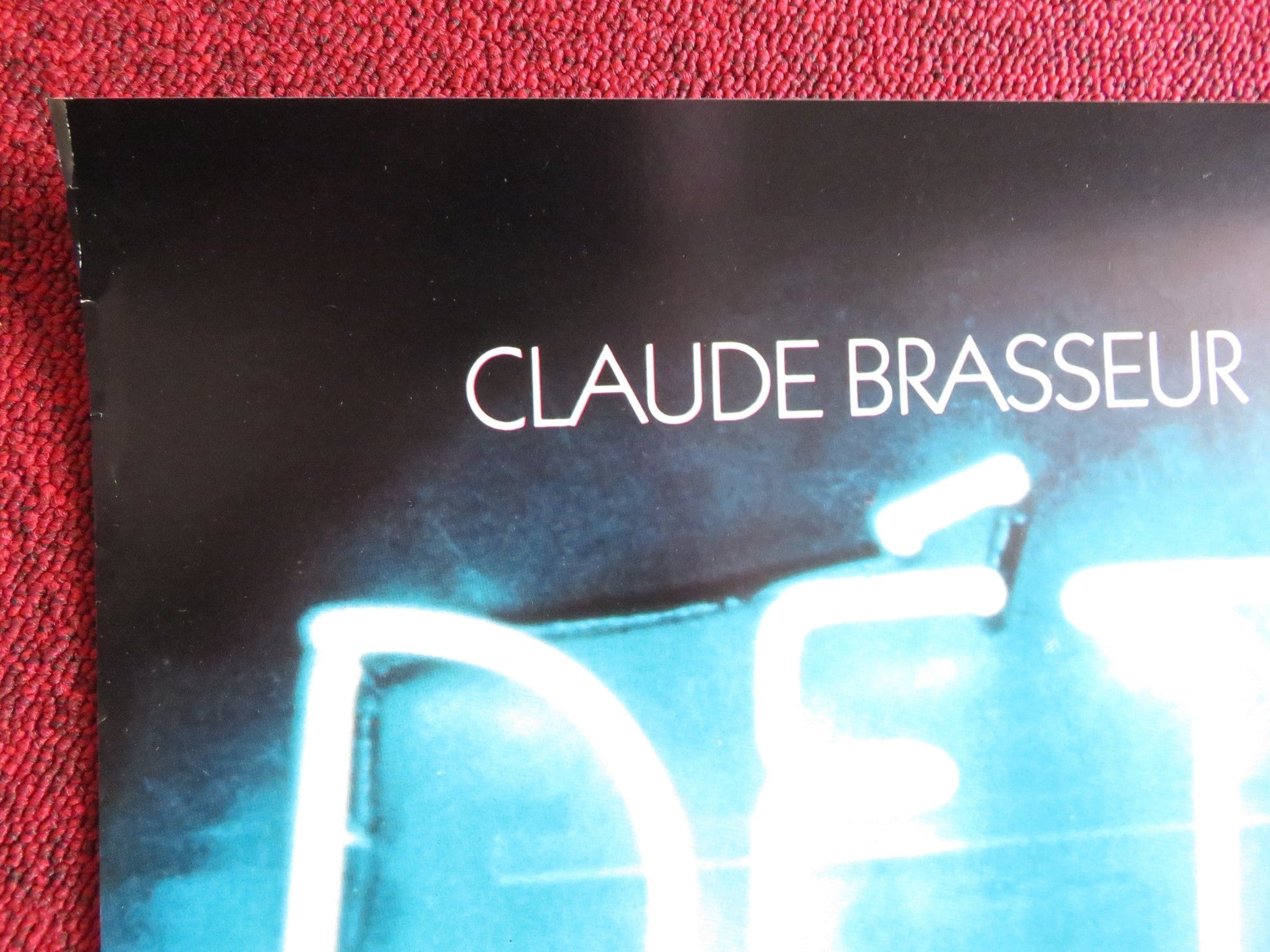 DETECTIVE US ONE SHEET ROLLED POSTER CLAUDE BRASSEUR NATHALIE BAYE 1985 Rendezvous Cinema Movie posters