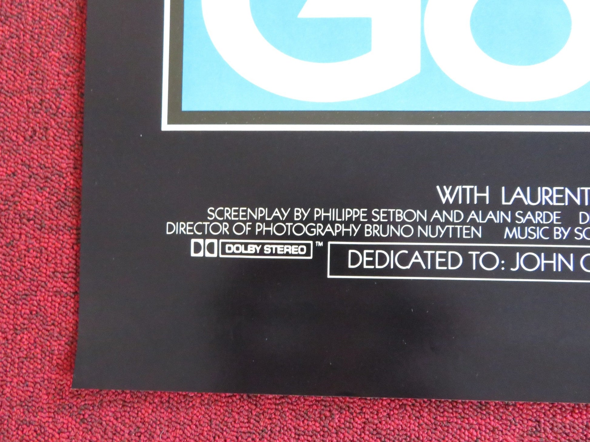 DETECTIVE US ONE SHEET ROLLED POSTER CLAUDE BRASSEUR NATHALIE BAYE 1985 Rendezvous Cinema Movie posters