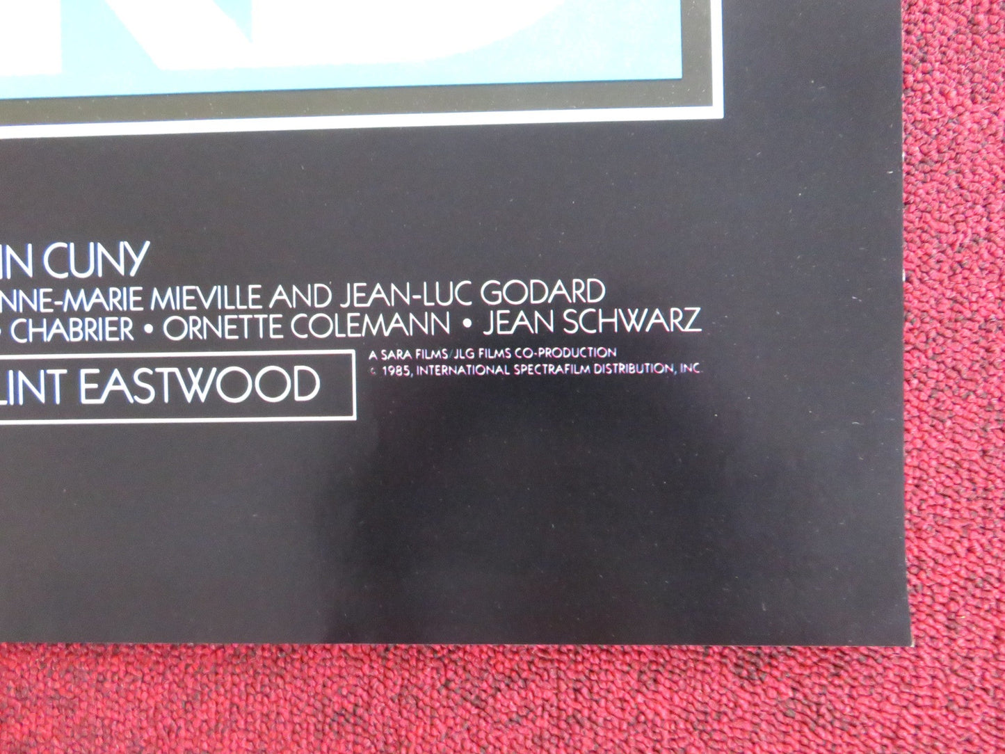 DETECTIVE US ONE SHEET ROLLED POSTER CLAUDE BRASSEUR NATHALIE BAYE 1985 Rendezvous Cinema Movie posters