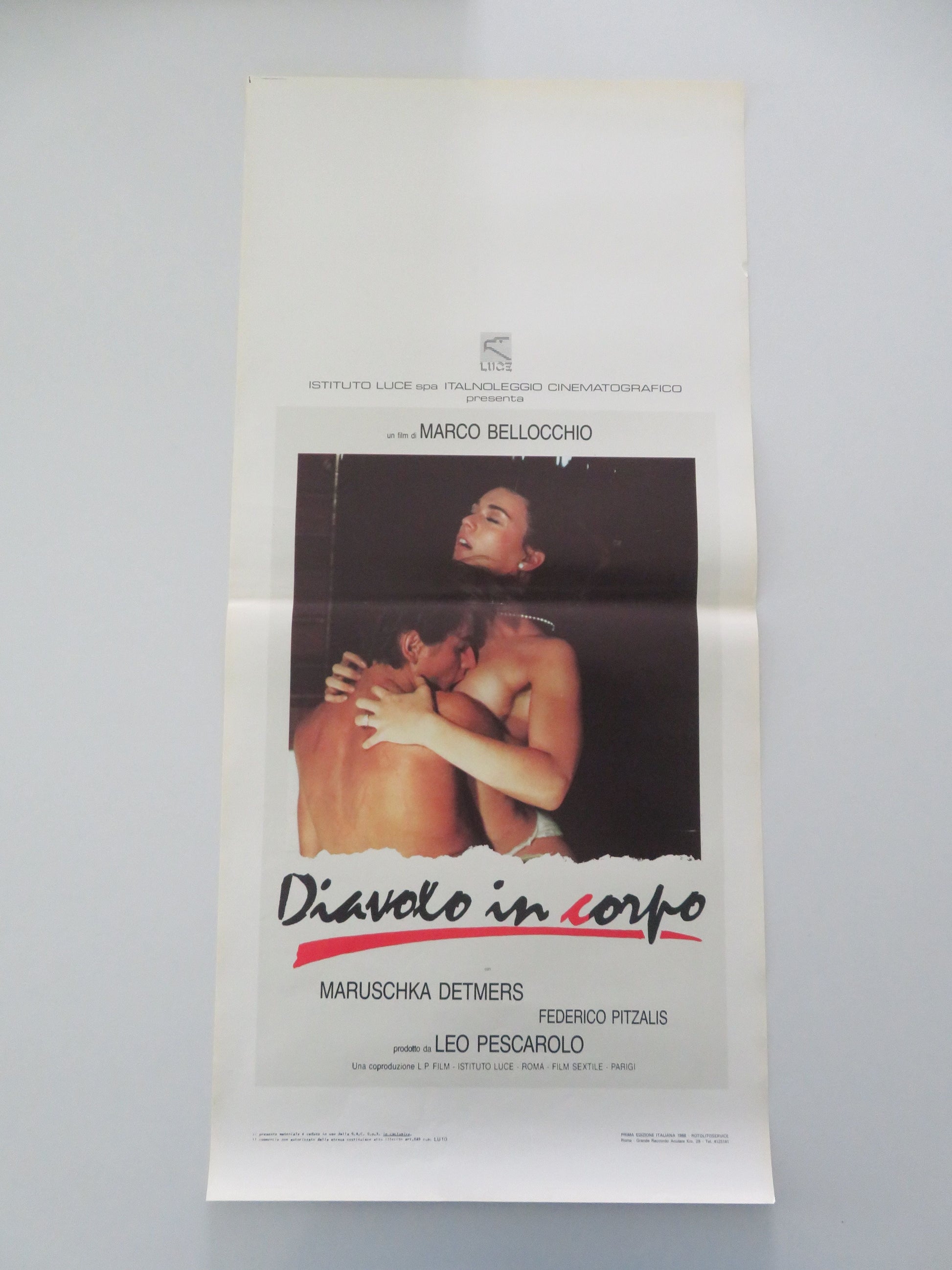 Devil in the Flesh Italian Locandina Poster Maruschka Detmers 1986 Movie posters