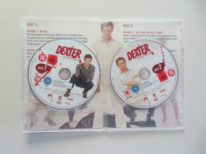 Dexter Season One (DVD BoxSet) Michael C. Hall Jennifer Carpenter 2006 Region 2 Movie posters