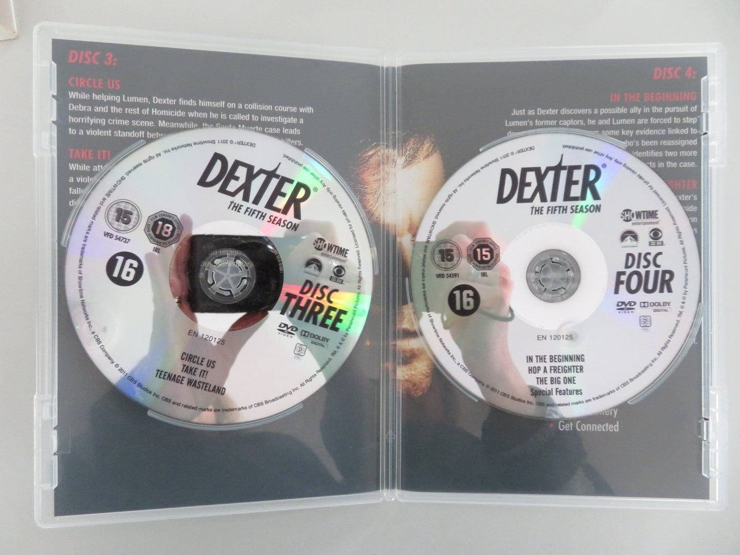 Dexter - The Fifth Season (DVD BoxSet) Michael C. Hall 2010 Region 2 Movie posters