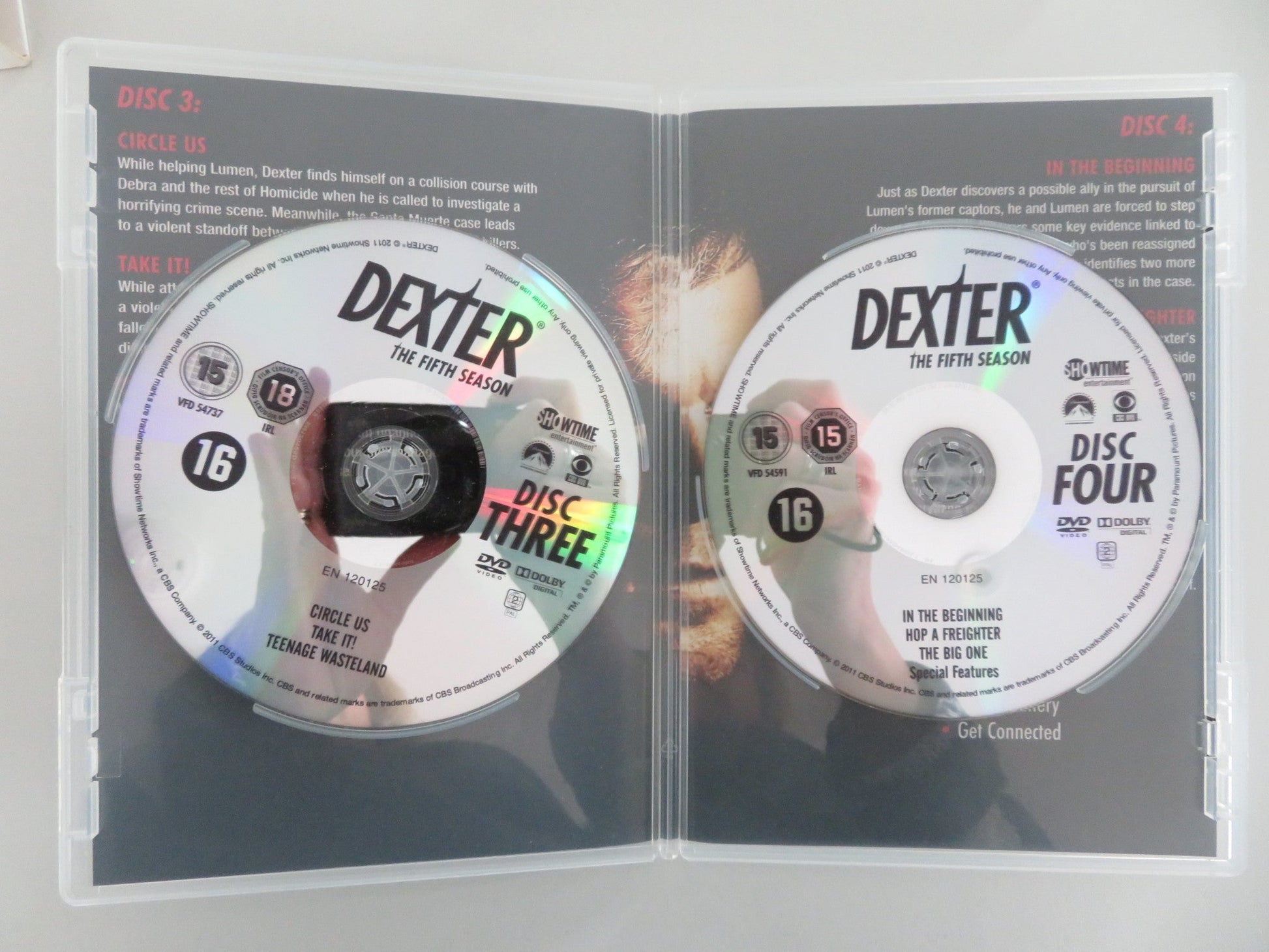 Dexter - The Fifth Season (DVD BoxSet) Michael C. Hall 2010 Region 2 Movie posters