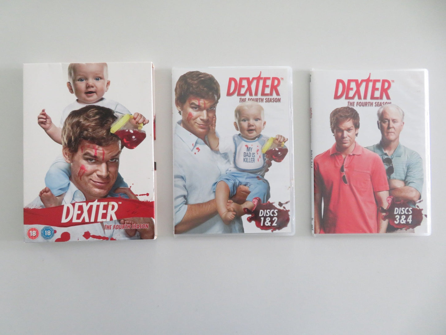 Dexter - The Fourth Season (DVD BoxSet) Michael C. Hall J. Lithgow 2009 Region 2 Movie posters