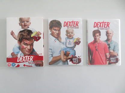Dexter - The Fourth Season (DVD BoxSet) Michael C. Hall J. Lithgow 2009 Region 2 Movie posters
