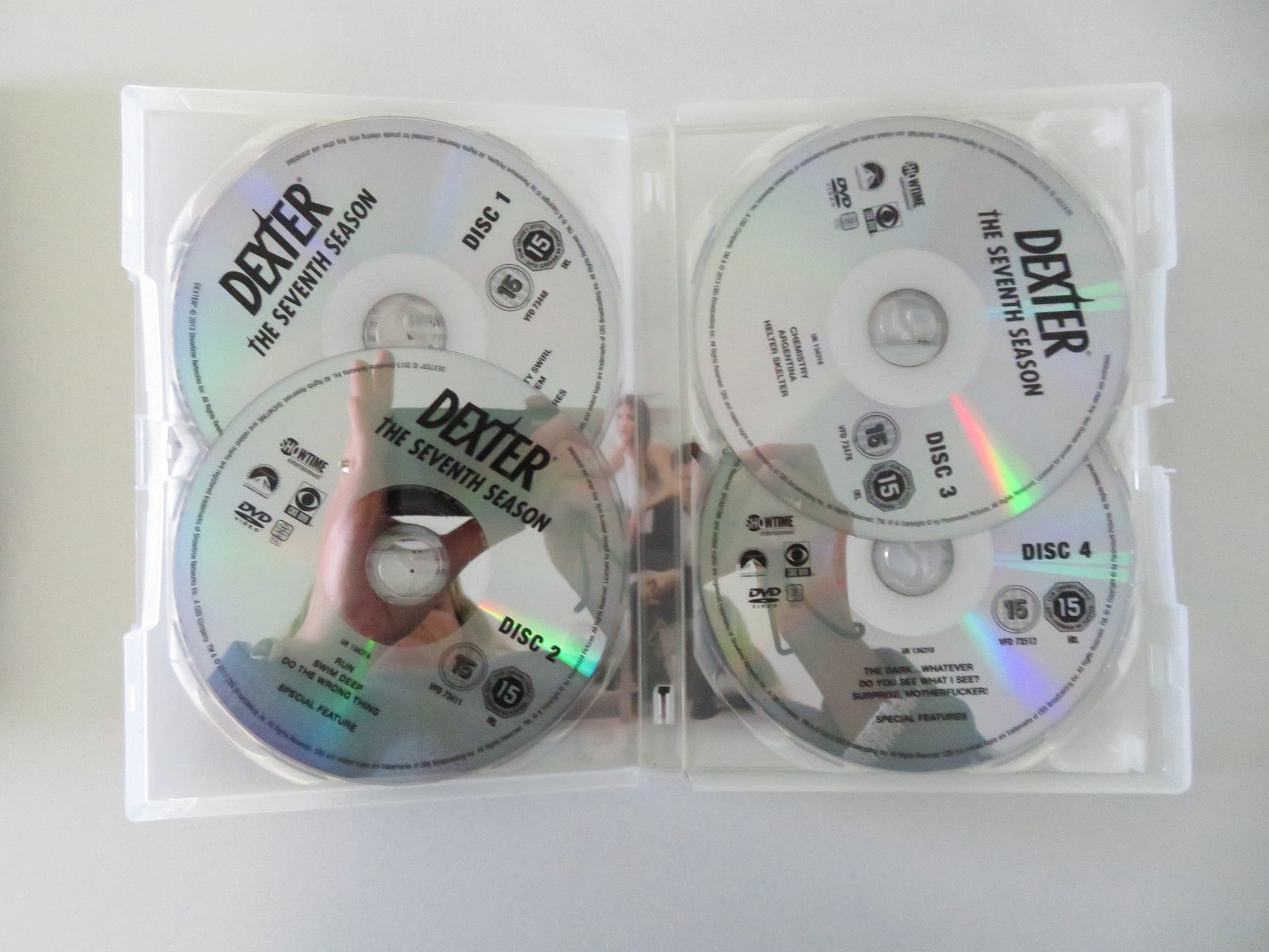 Dexter - The Seventh Season (DVD BoxSet) Michael C. Hall 2012 Region 2 Movie posters