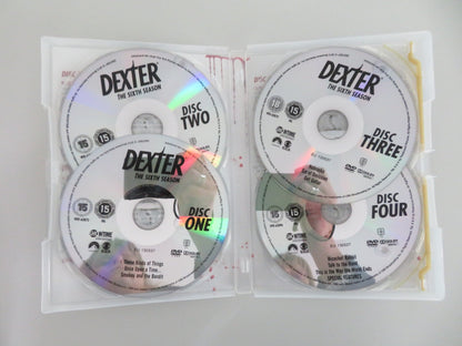 Dexter - The Sixth Season (DVD BoxSet) Michael C. Hall 2011 Region 2 Movie posters