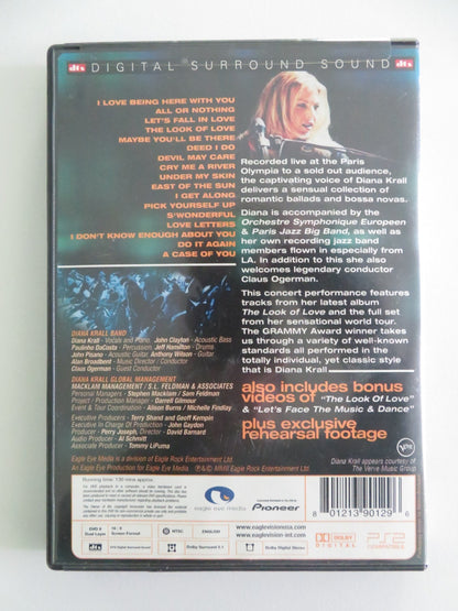 Diana Krall: Live in Paris (DVD) Diana Krall John Clayton 2001 Region 1 Movie posters