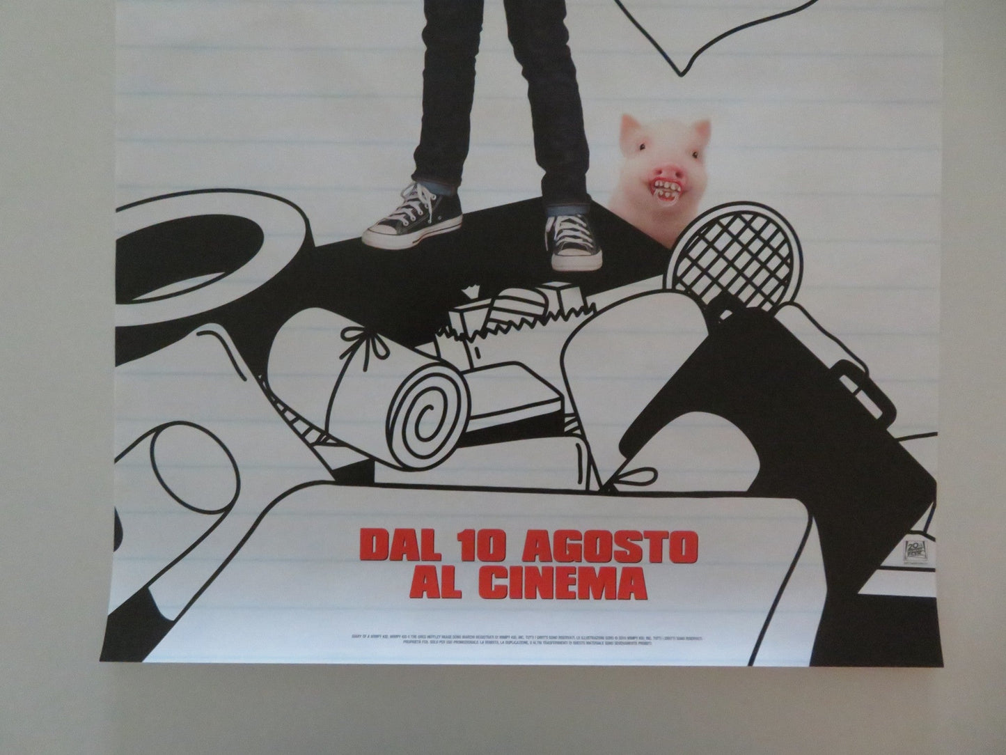 DIARY OF A WIMPY KID: THE LONG HAUL ITALIAN LOCANDINA POSTER JASON DRUCKER 2017 Movie posters