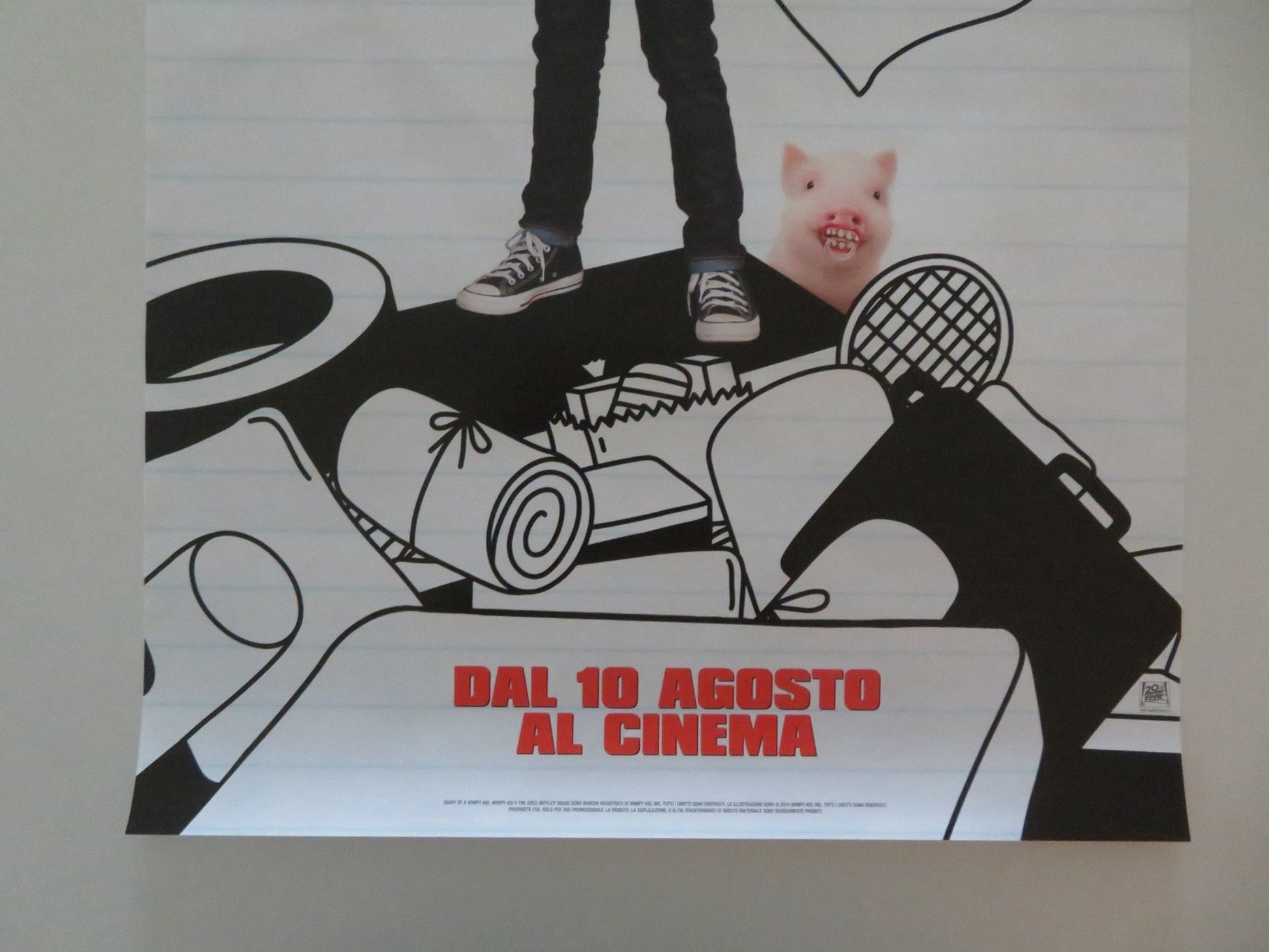 DIARY OF A WIMPY KID: THE LONG HAUL ITALIAN LOCANDINA POSTER JASON DRUCKER 2017 Movie posters