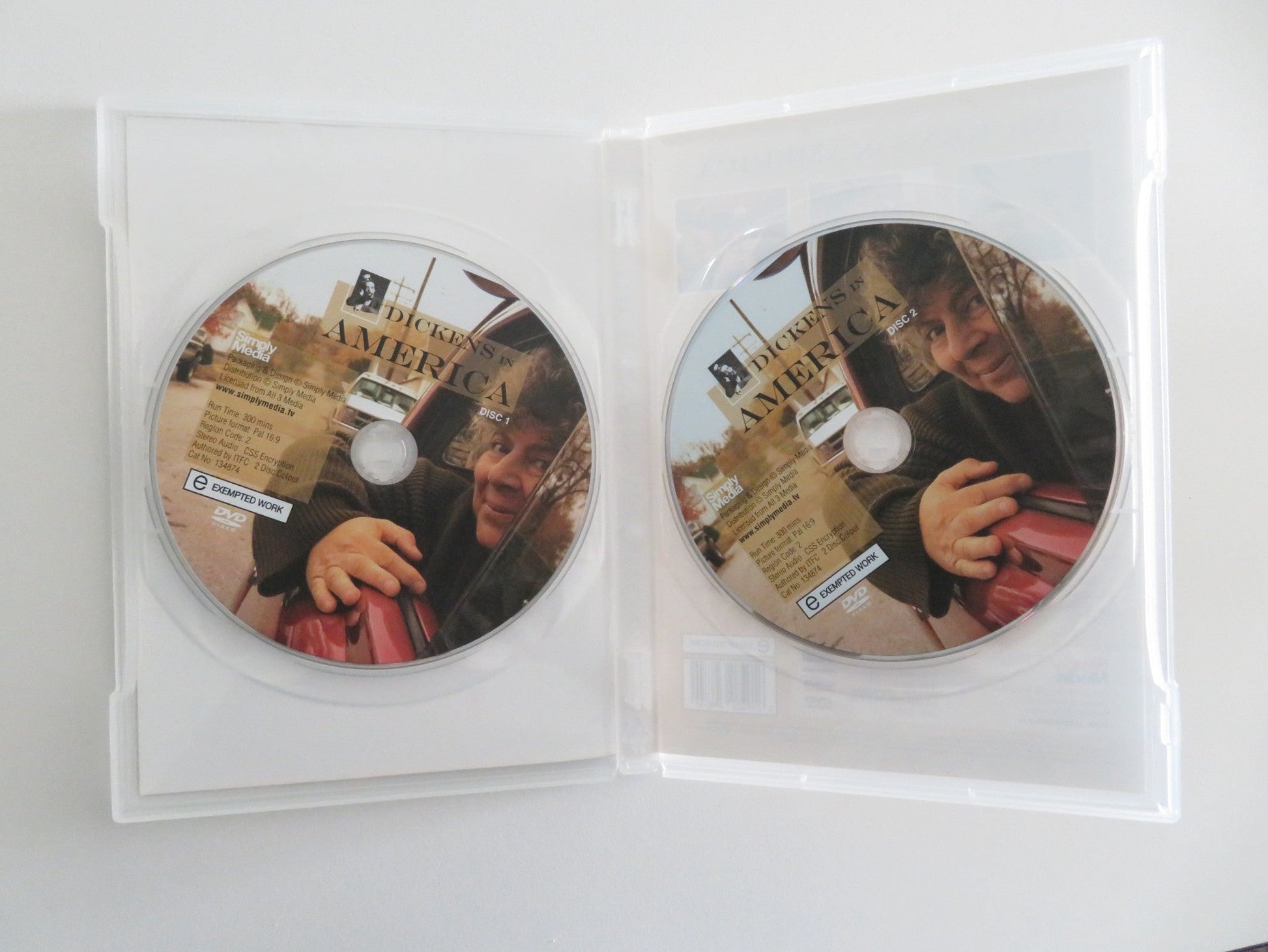 DICKENS IN AMERICA (DVD) MIRIAM MARGOLYES NATHANIEL PARKER 2005 REGION 2 Movie posters