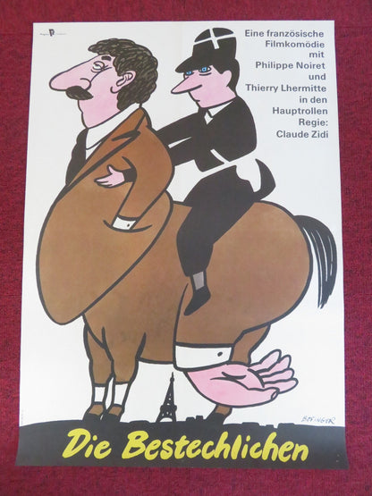 DIE BESTECHLICHEN / MY NEW PARTNER GERMAN POSTER ROLLED PHILIPPE NOIRET 1986 Rendezvous Cinema Movie posters