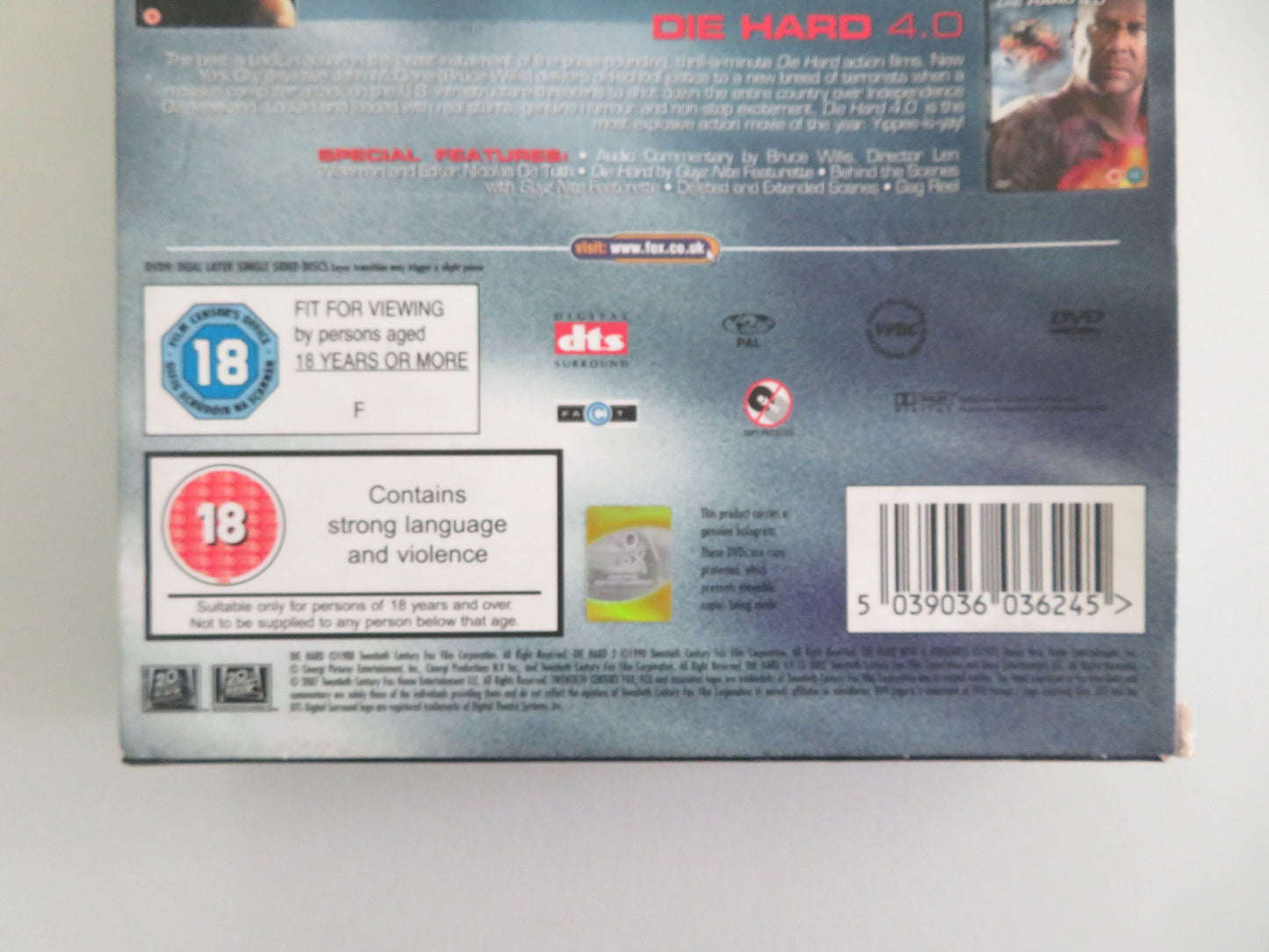 Die Hard Quadrilogy (DVD BoxSet) Bruce Willis Alan Rickman 1988 Region 2 Movie posters