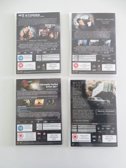 Die Hard Quadrilogy (DVD BoxSet) Bruce Willis Alan Rickman 1988 Region 2 Movie posters