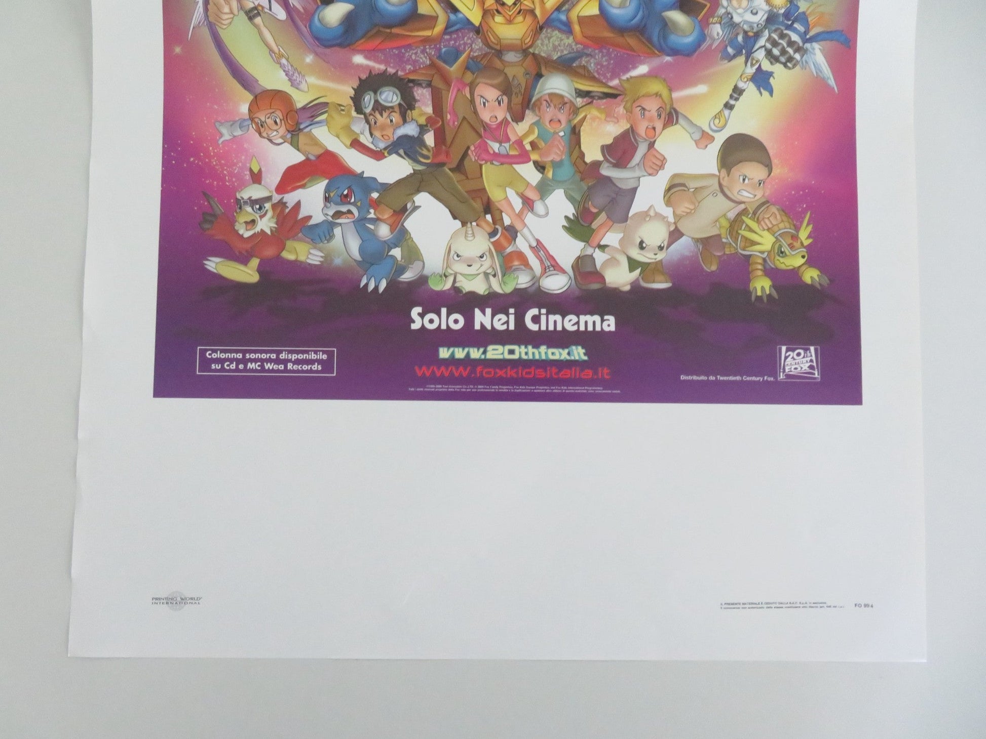 Digimon: The Movie Italian Locandina Poster Lara Jill Miller Joshua Seth 2000 Movie posters