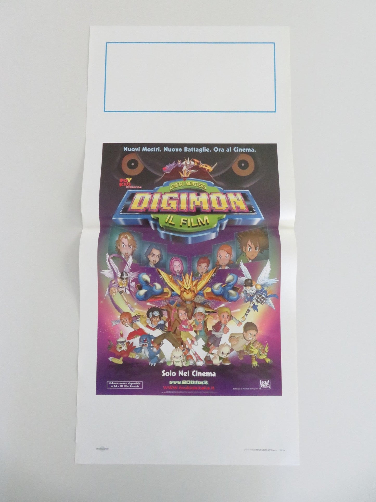 Digimon: The Movie Italian Locandina Poster Lara Jill Miller Joshua Seth 2000 Movie posters