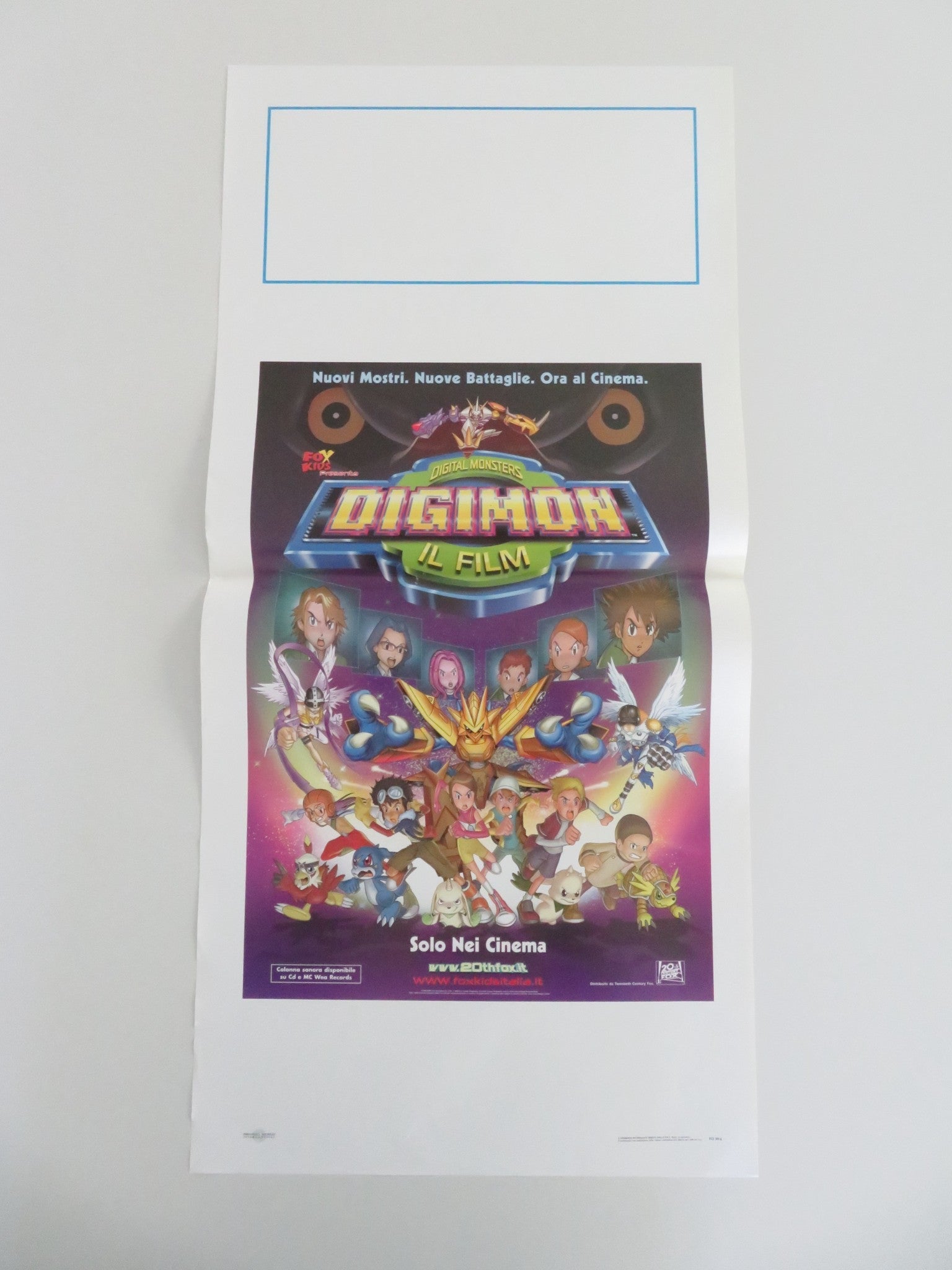 Digimon: The Movie Italian Locandina Poster Lara Jill Miller Joshua Seth 2000 Movie posters