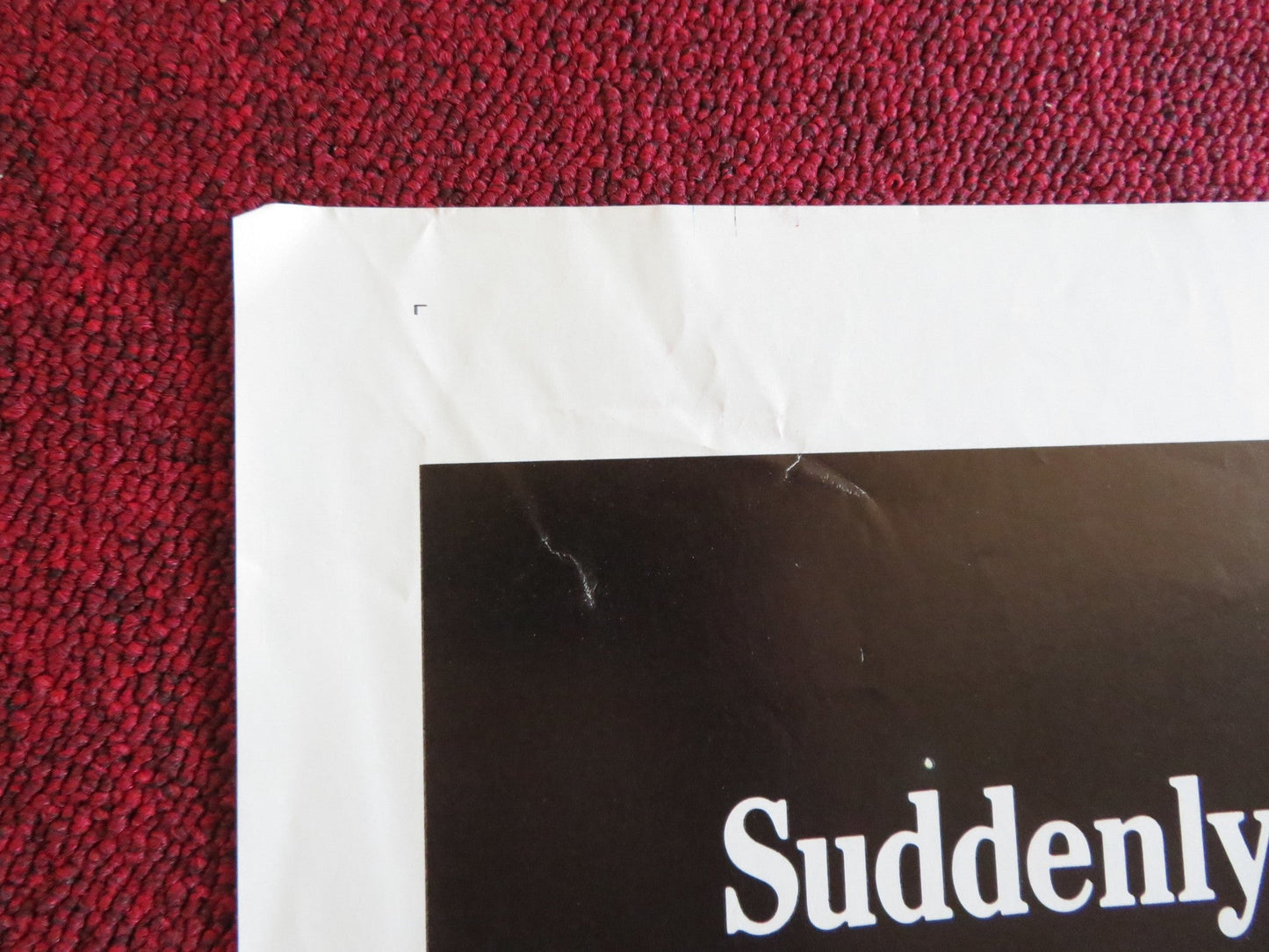 DINER FOLDED US ONE SHEET POSTER STEVE GUTTENBERG KEVIN BACON 1982 Rendezvous Cinema Movie posters