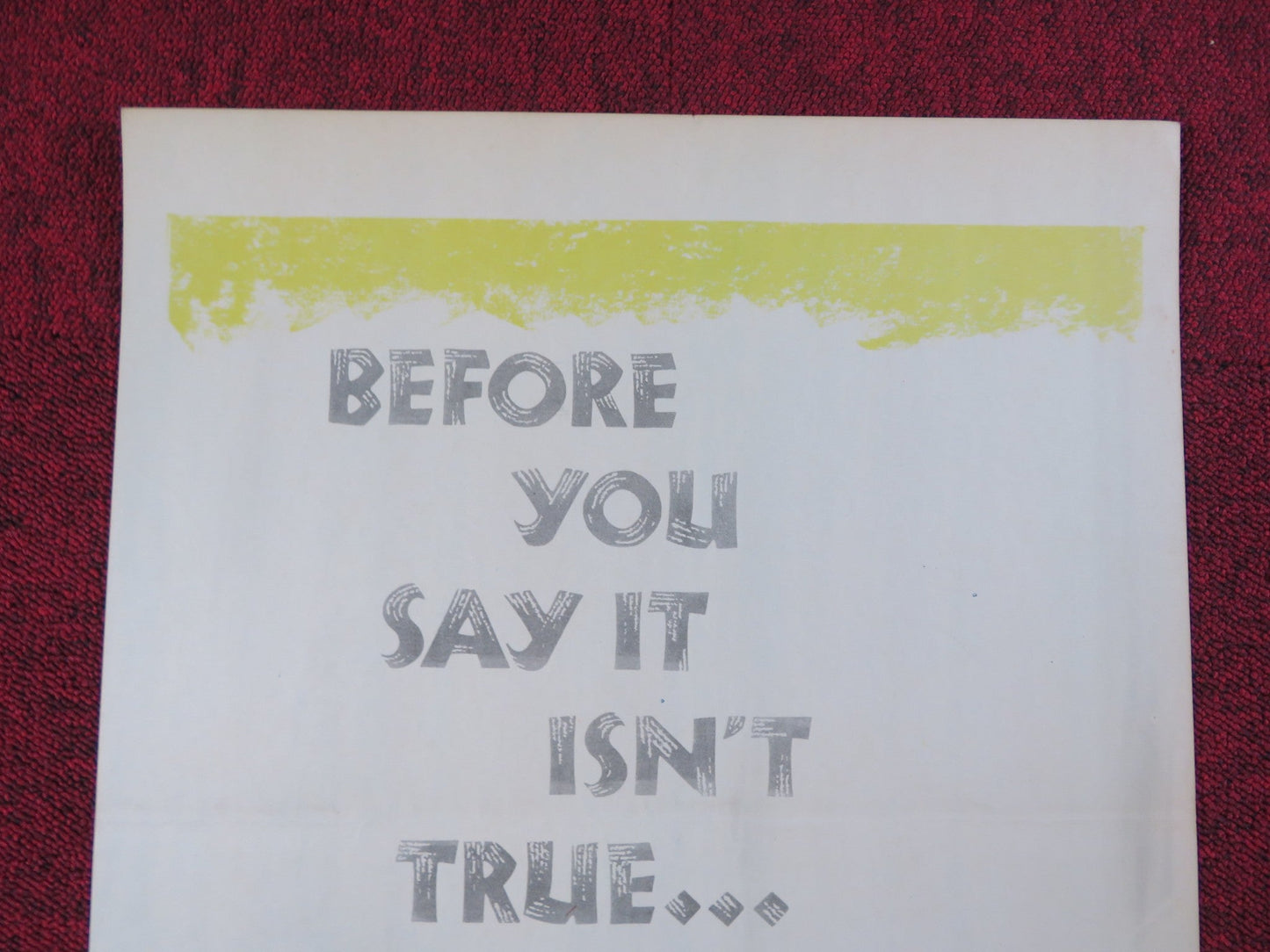 DINGAKA US INSERT POSTER STANLEY BAKER JULIET PROWSE 1965 Rendezvous Cinema Movie posters