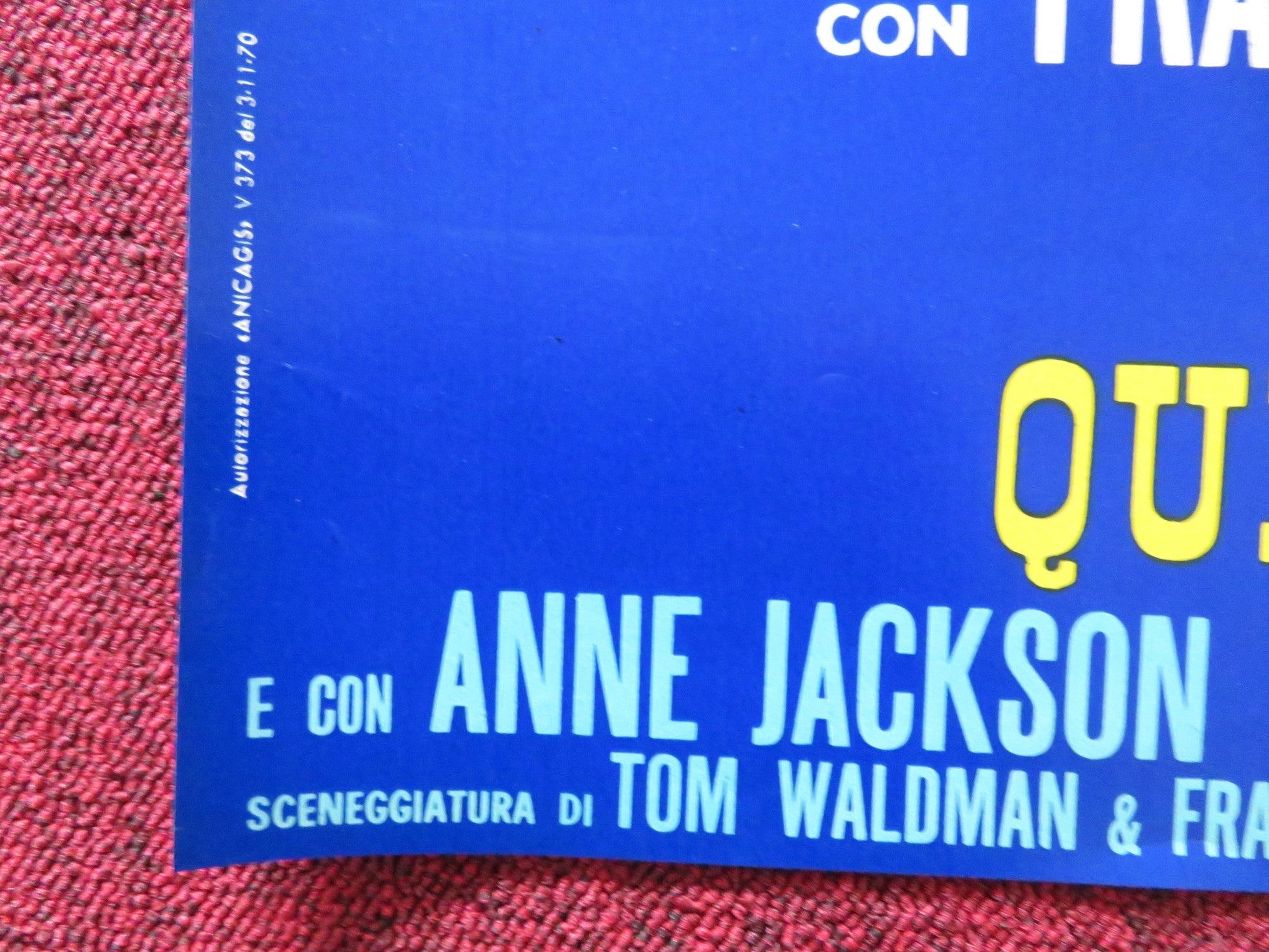 DIRTY DINGUS MAGEE - A ITALIAN FOTOBUSTA POSTER FRANK SINATRA G. KENNEDY 1970 Rendezvous Cinema Movie posters