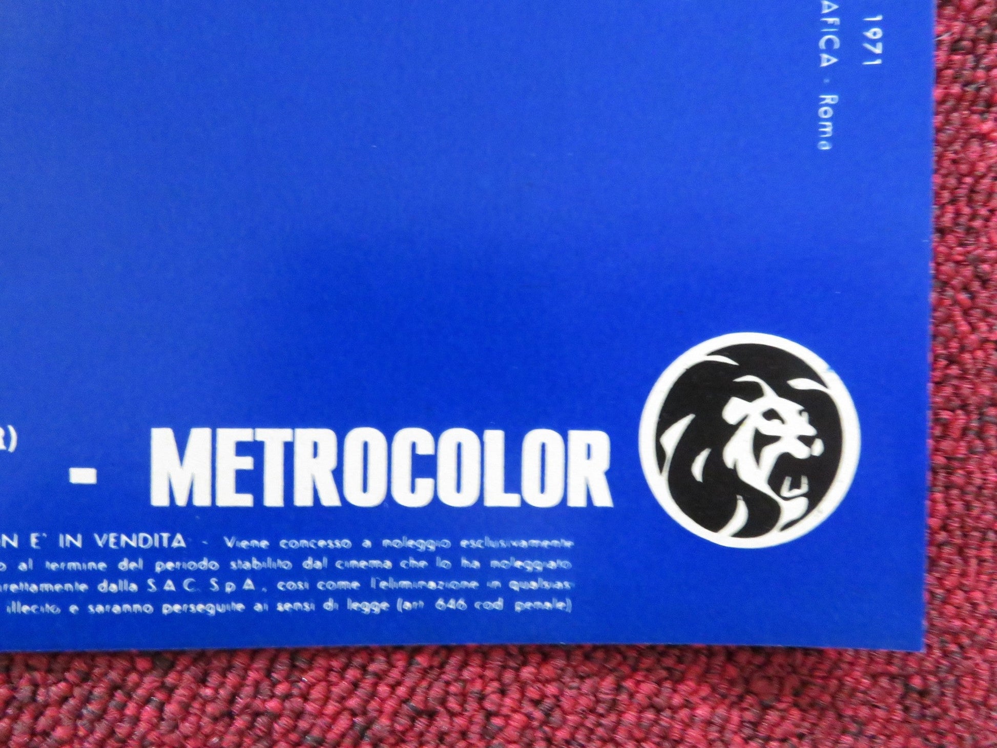 DIRTY DINGUS MAGEE - B ITALIAN FOTOBUSTA POSTER FRANK SINATRA G. KENNEDY 1970 Rendezvous Cinema Movie posters