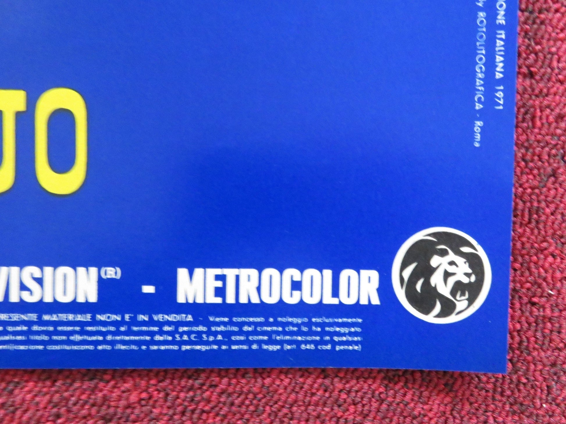 DIRTY DINGUS MAGEE - C ITALIAN FOTOBUSTA POSTER FRANK SINATRA G. KENNEDY 1970 Rendezvous Cinema Movie posters