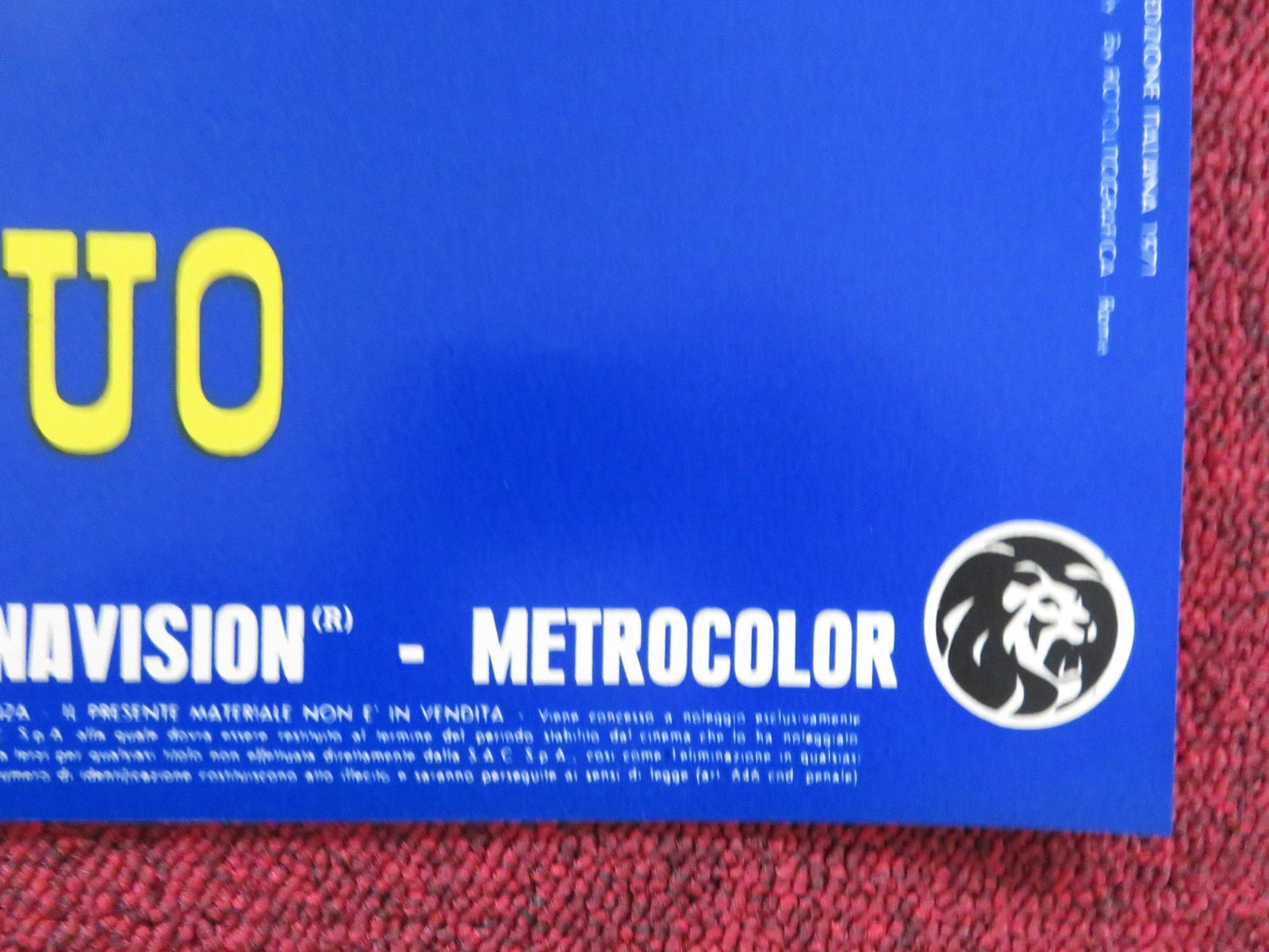 DIRTY DINGUS MAGEE - F ITALIAN FOTOBUSTA POSTER FRANK SINATRA G. KENNEDY 1970 Rendezvous Cinema Movie posters