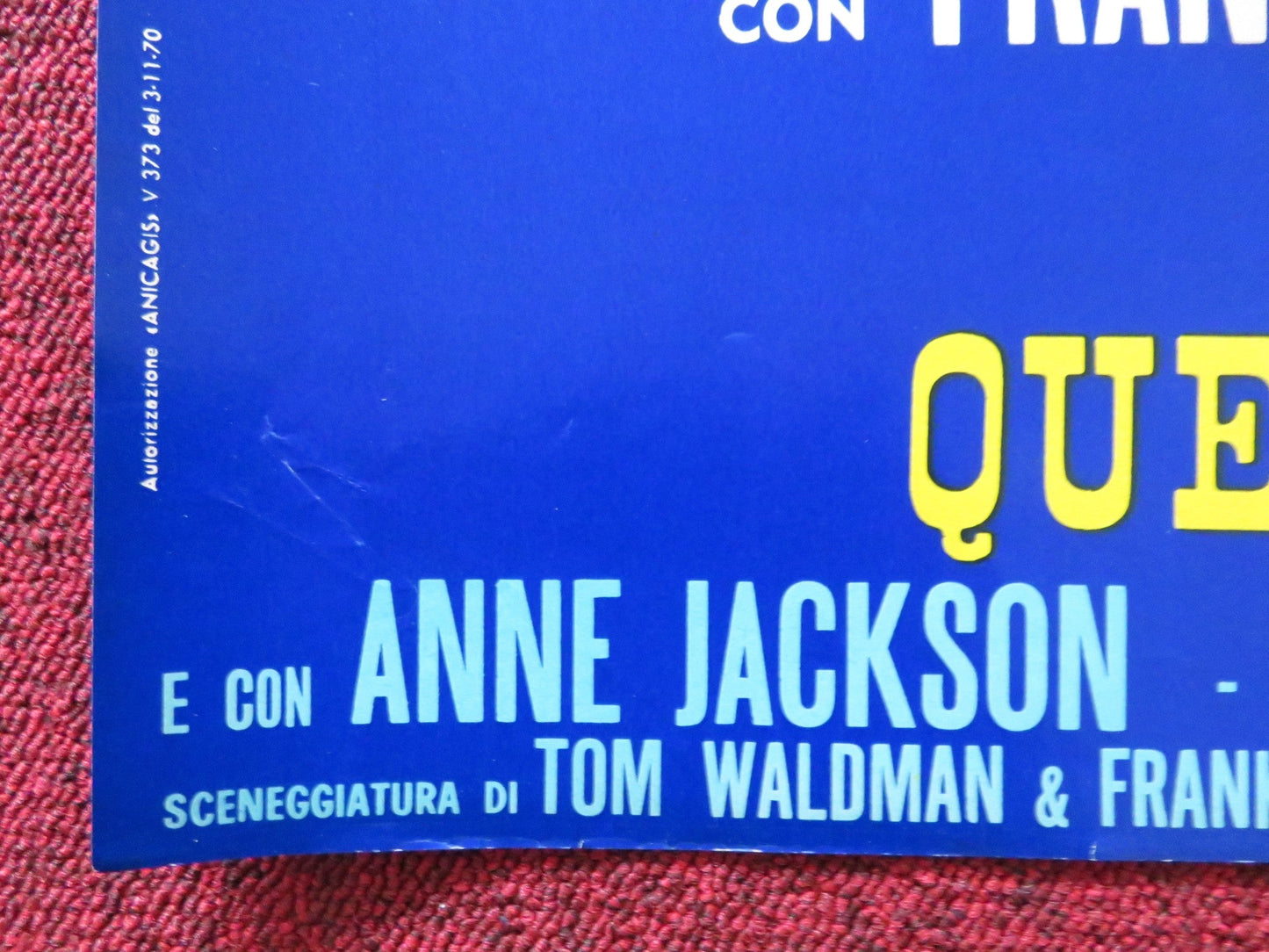 DIRTY DINGUS MAGEE - H ITALIAN FOTOBUSTA POSTER FRANK SINATRA G. KENNEDY 1970 Rendezvous Cinema Movie posters