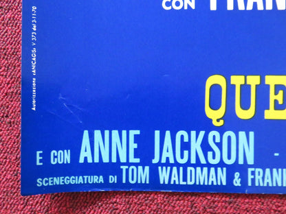 DIRTY DINGUS MAGEE - H ITALIAN FOTOBUSTA POSTER FRANK SINATRA G. KENNEDY 1970 Rendezvous Cinema Movie posters