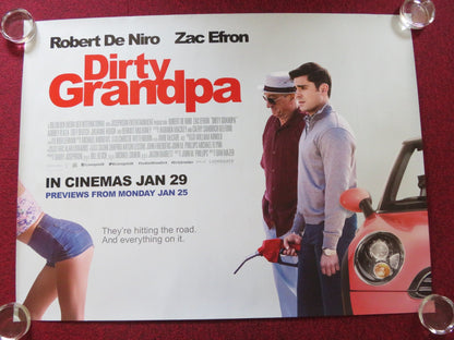 DIRTY GRANDPA UK QUAD ROLLED POSTER ROBERT DE NIRO ZAC EFRON 2016 Rendezvous Cinema Movie posters