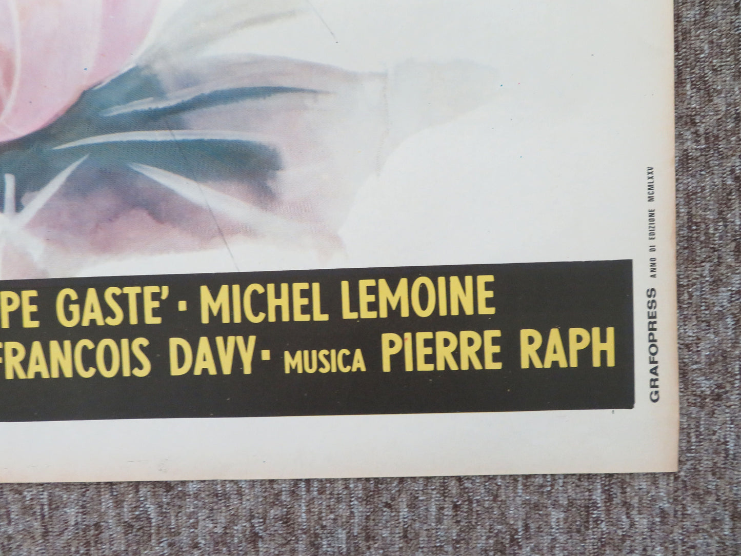 Dirty Lovers Italian 2 Foglio Poster Karine Jeantet Philippe Gaste 1975 Movie posters