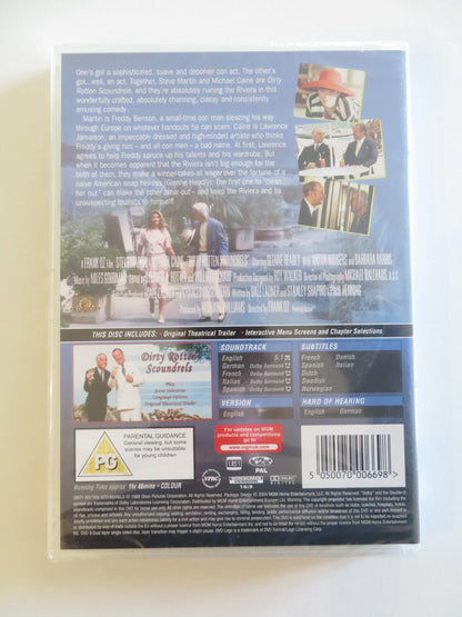 DIRTY ROTTEN SCOUNDRELS (DVD) STEVE MARTIN MICHAEL CAINE 1988 REGION 2 Rendezvous Cinema Movie posters