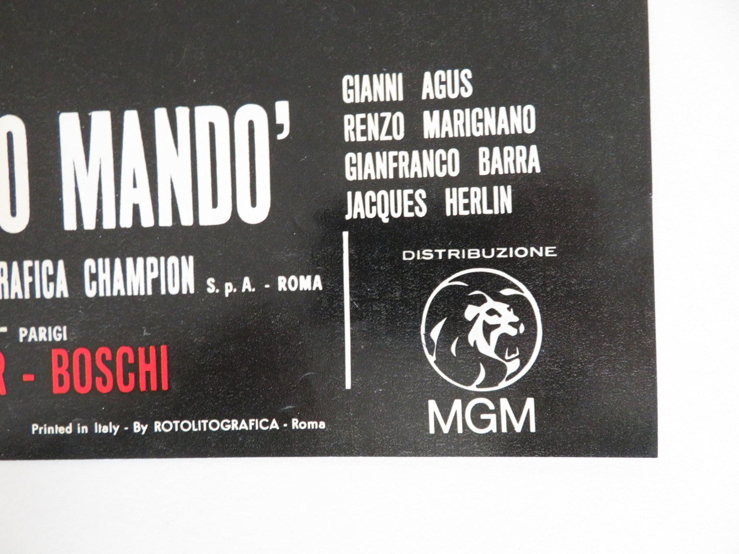 DIRTY WEEKEND - B ITALIAN FOTOBUSTA POSTER OLIVER REED MARCELLO MASTROIANNI 1973 Rendezvous Cinema Movie posters