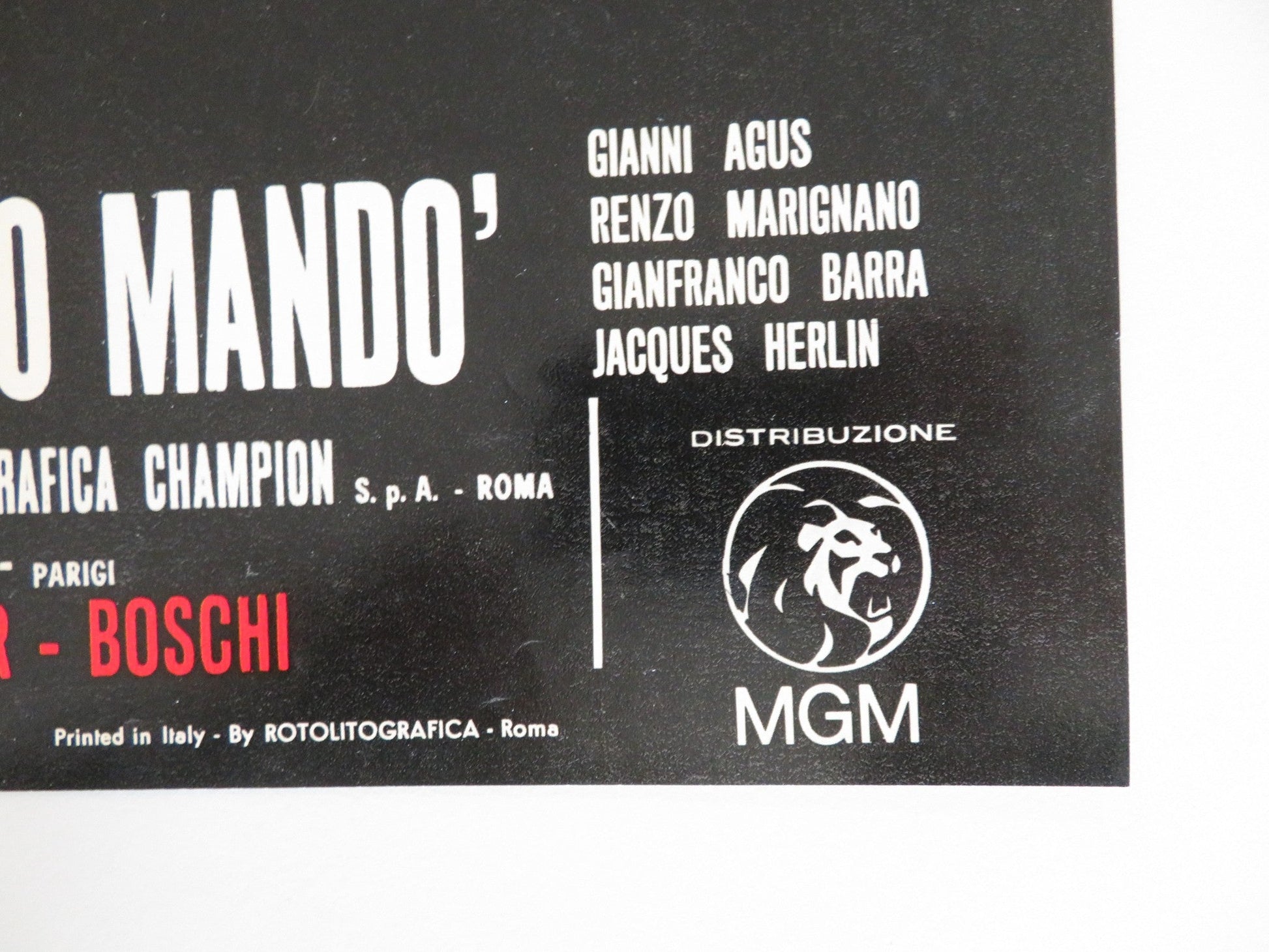DIRTY WEEKEND - B ITALIAN FOTOBUSTA POSTER OLIVER REED MARCELLO MASTROIANNI 1973 Rendezvous Cinema Movie posters